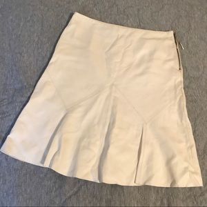 ✨ beautiful white leather skirt